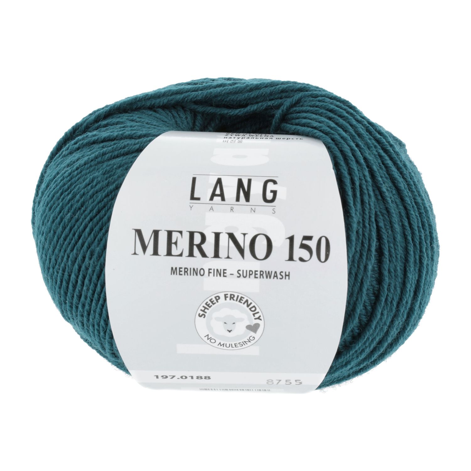 Lang Yarns Merino 150 | 0188 petrol