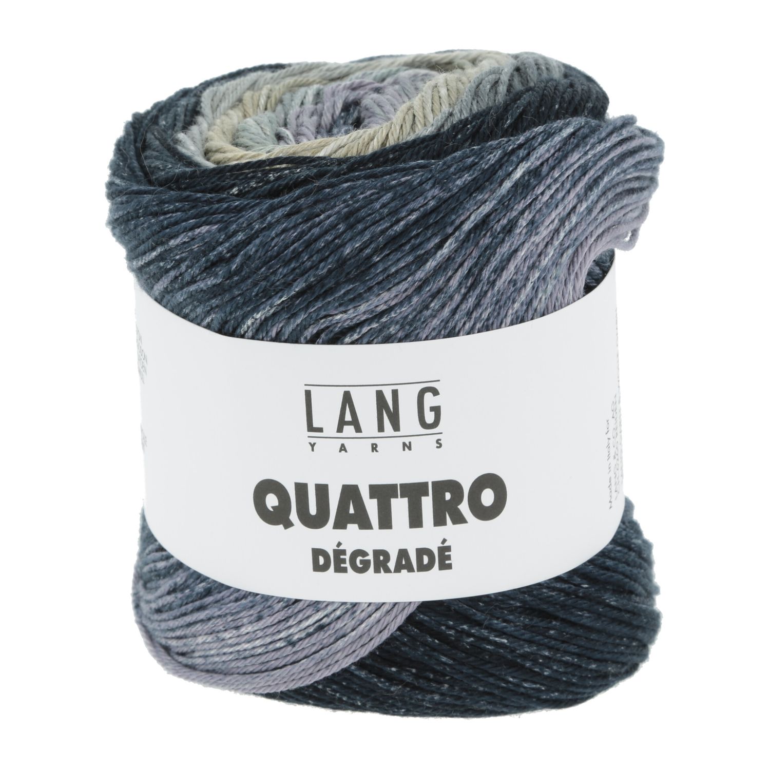 Lang Yarns Quattro Degradé | 0004 marine/lila/groen