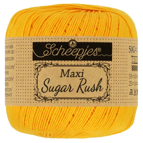 Scheepjes Maxi Sugar Rush | 208 Yellow Gold