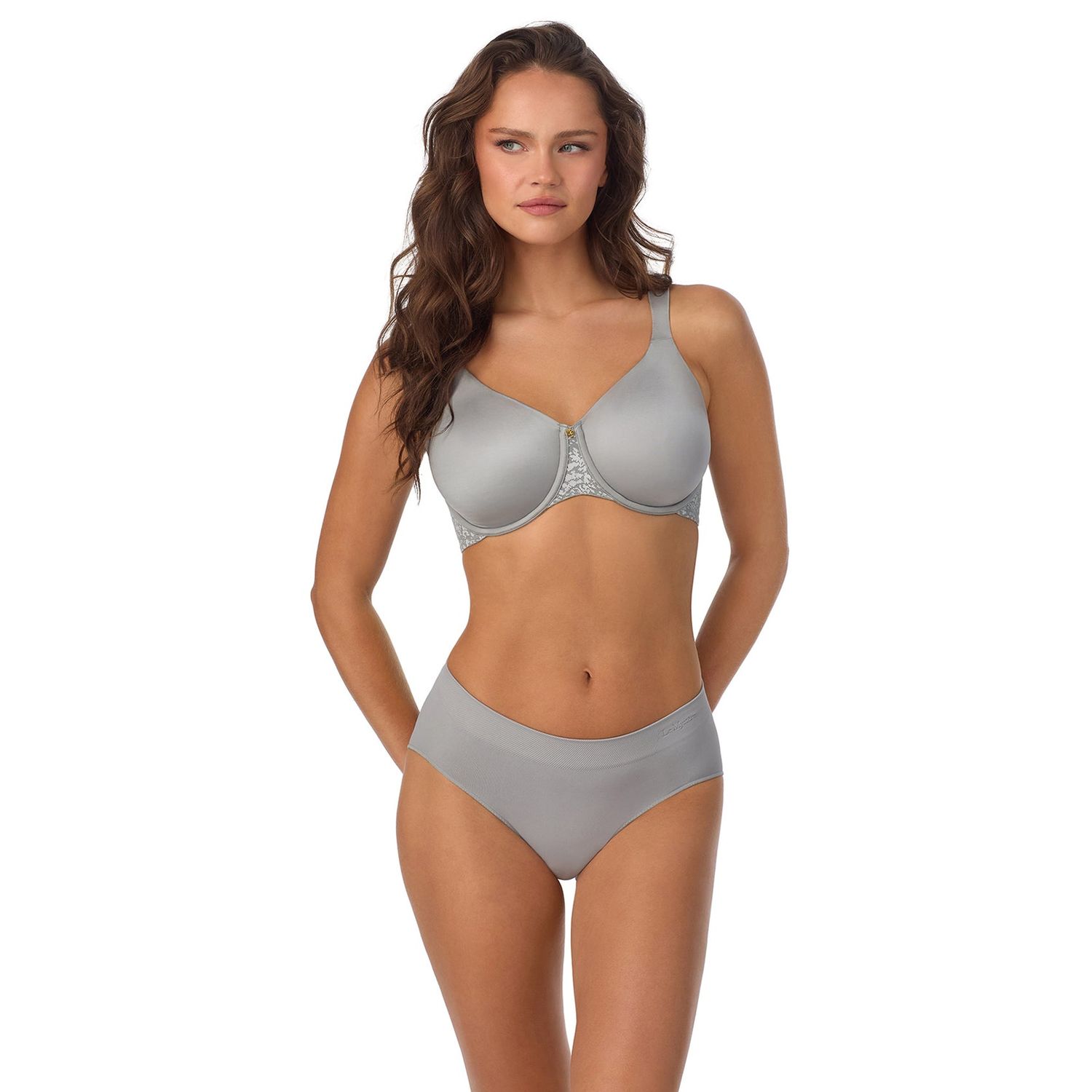 1178 Le Mystere Safari Unlined Underwire Bra Smoke Grey