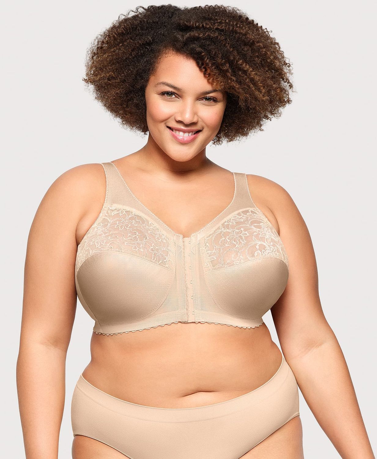 1200 Glamorise MagicLift Front Closure Wirefree Support Bra