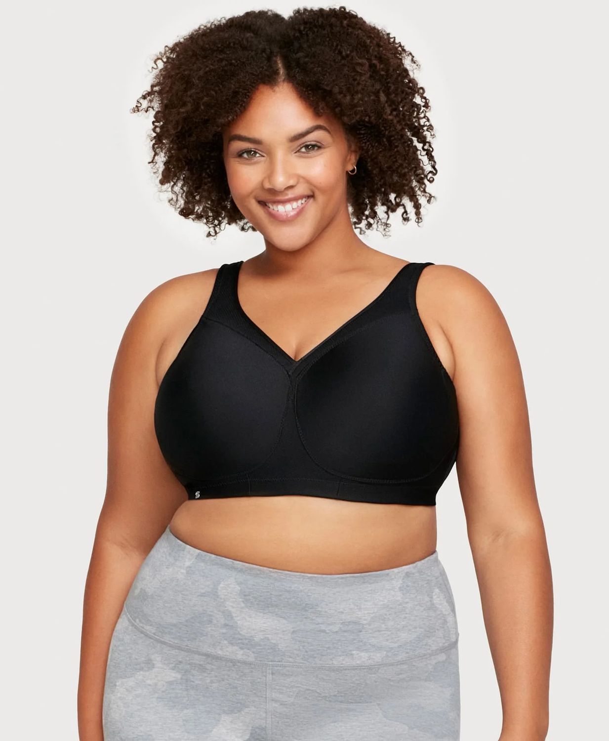 1006 Glamorise MagicLift Seamless Wirefree Sports Bra