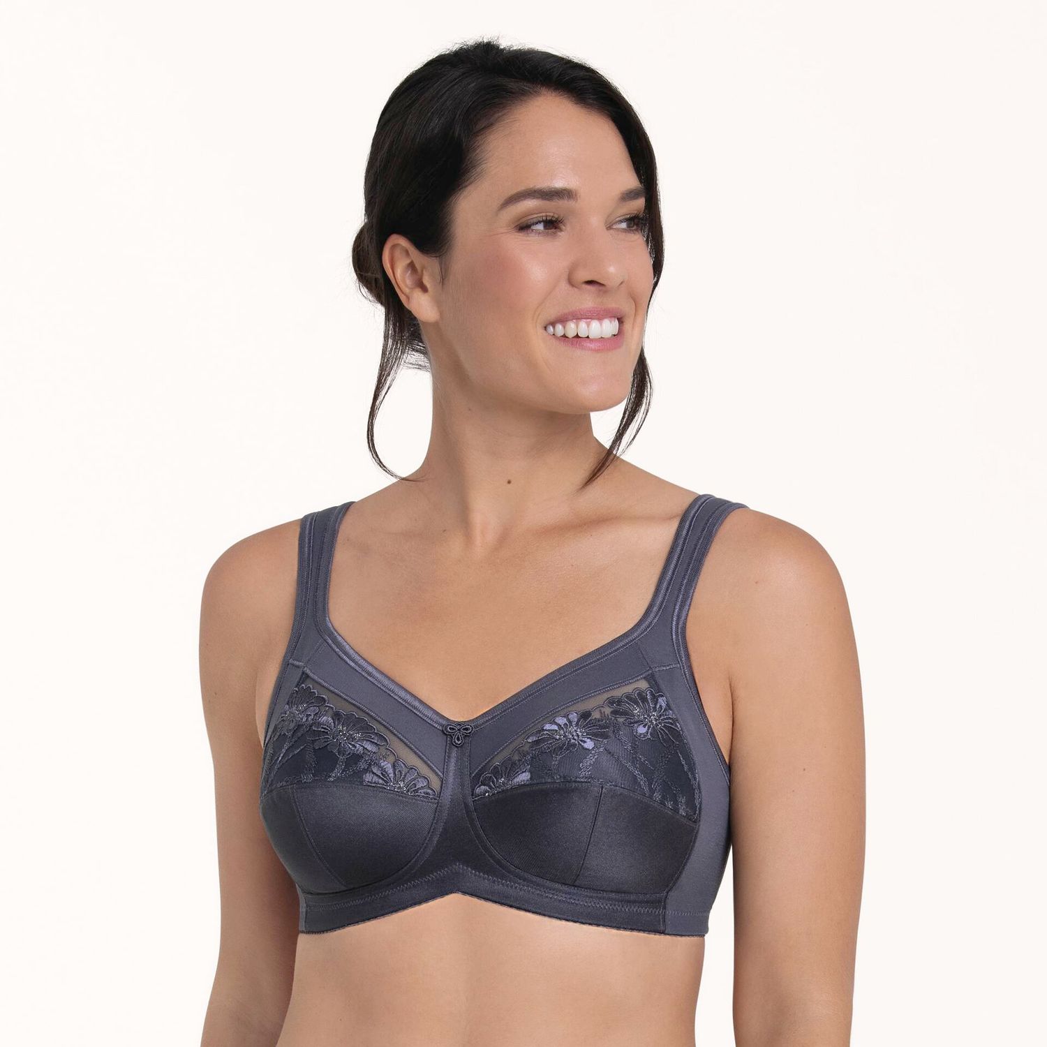 5349X Safina Post Mastectomy Wirefree Bra Crystal/Shadow Blue