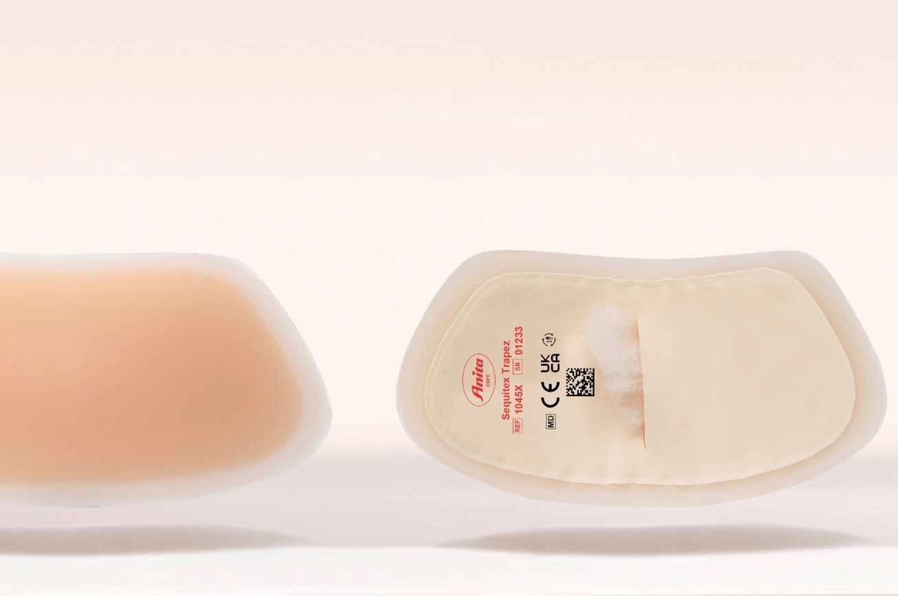 1045X Sequitex Trapez Partial Silicone Breast Form