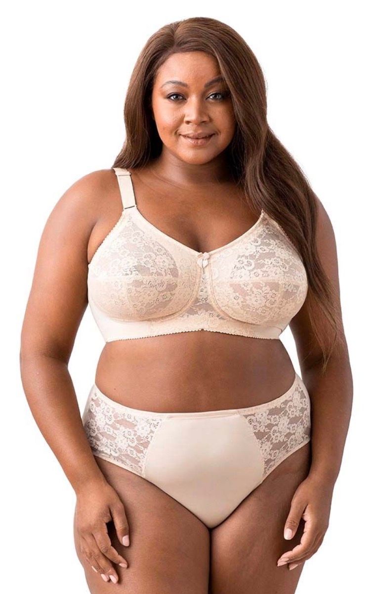 1303 Elila Lace Softcup Wirefree Bra Nude