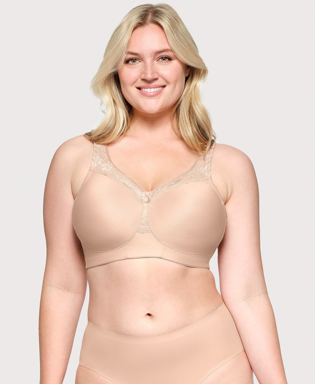 1007 Glamorise MagicLift Seamless Firm Wirefree Support Bra