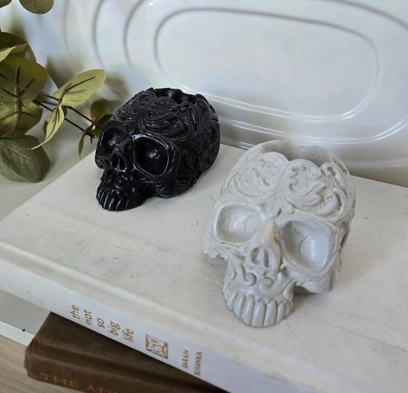 Vintage Skull Mini Planter