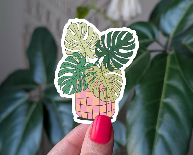 Monstera Deliciosa - Vinyl Sticker | 3"