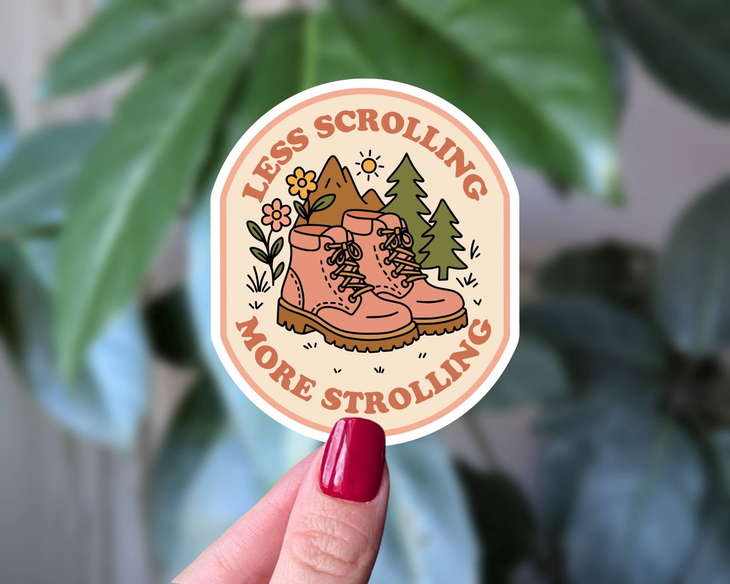 Less Scrolling More Strolling | 3"