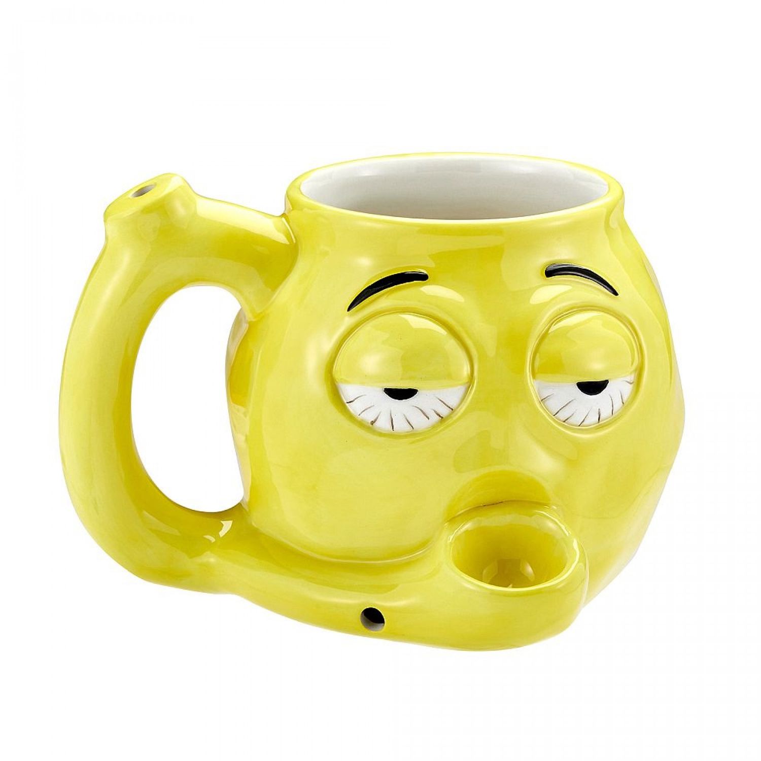 Stoner Emoji Ceramic Mug Pipe Stoner Emoji Ceramic Mug Pipe