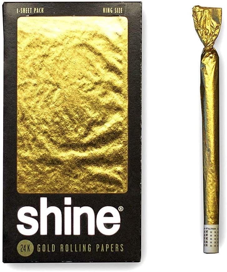 Shine 24K Gold King Size Paper Shine 24K Gold King Size Paper