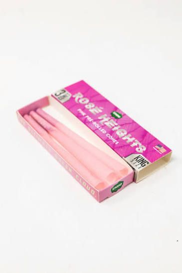 ROSE HEIGHTS KING SIZE PINK PRE-ROLLED CONES ROSE HEIGHTS KING SIZE PINK PRE-ROLLED CONES