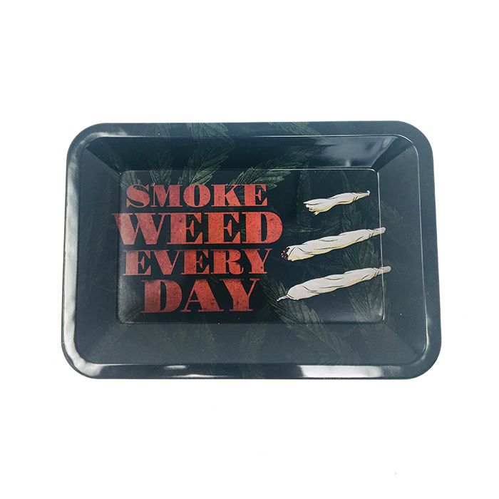 Smoke Everyday Rolling Tray Small Smoke Everyday Rolling Tray Small