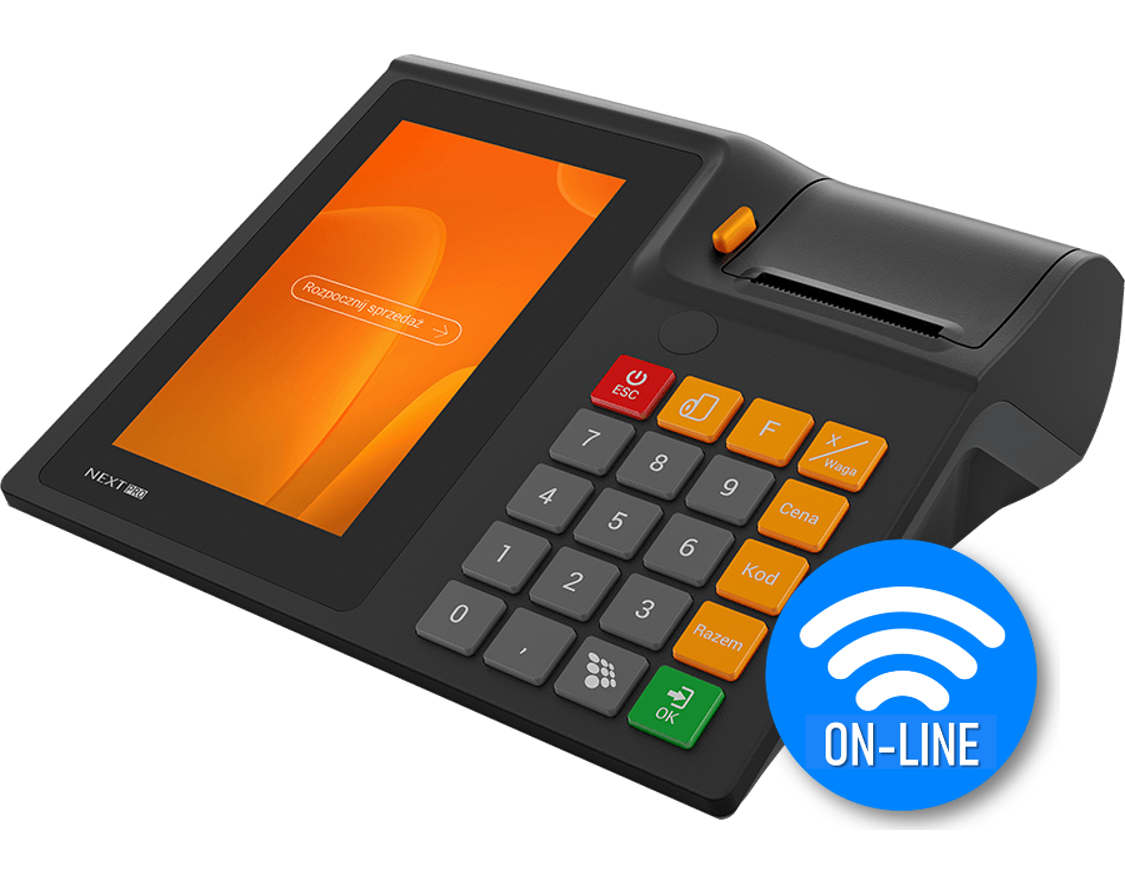 Kasa fiskalna Novitus NEXT PRO ONLINE czarny