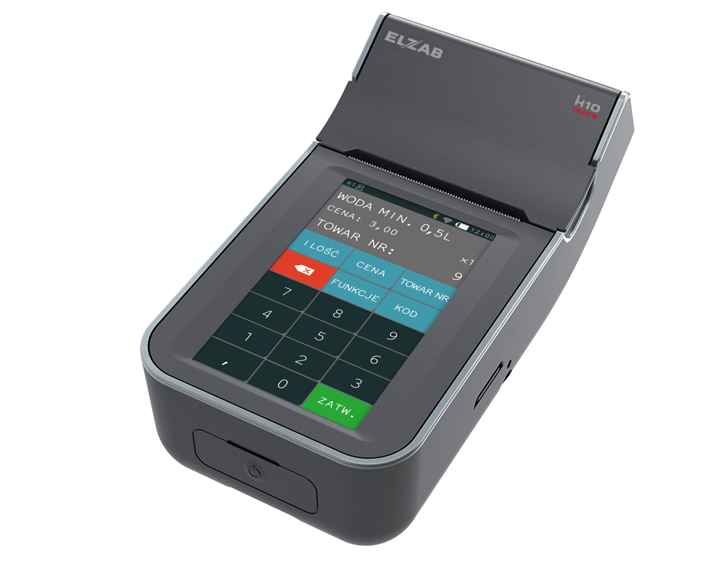 Kasa fiskalna ELZAB K10 ONLINE popiel-popiel