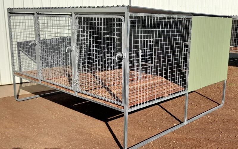 Dog Kennel - 3 Bay