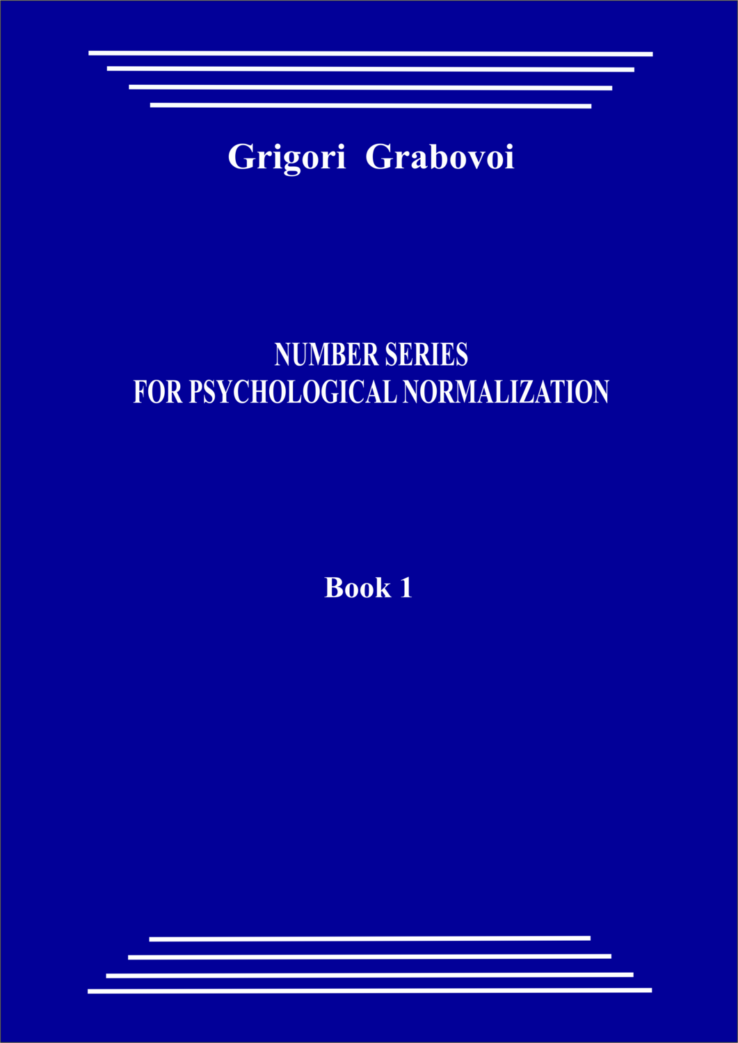 Number series for psychological normalization, book 1