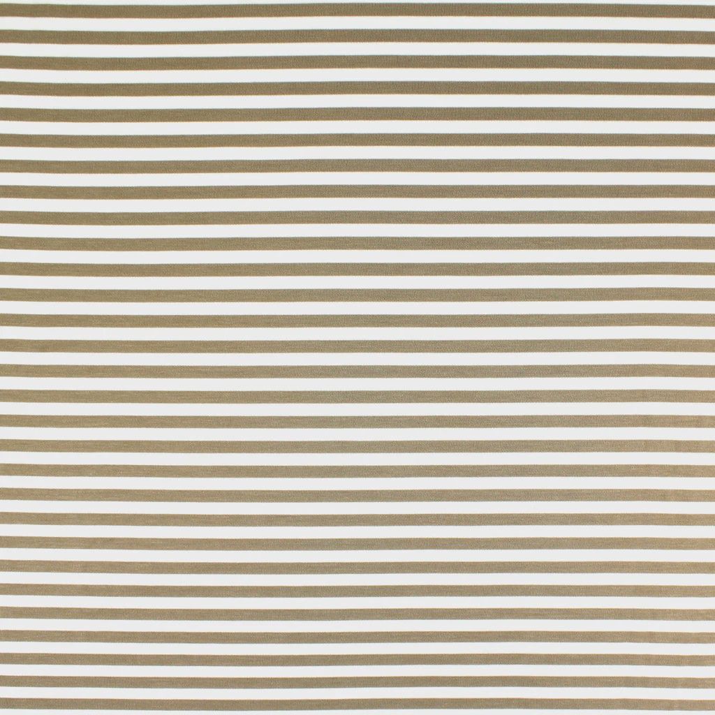Yarn Dye Stripe - Tricot, Composition: 60% Polyester 35% Rayonne 5% Spandex, Couleur: 25 Taupe