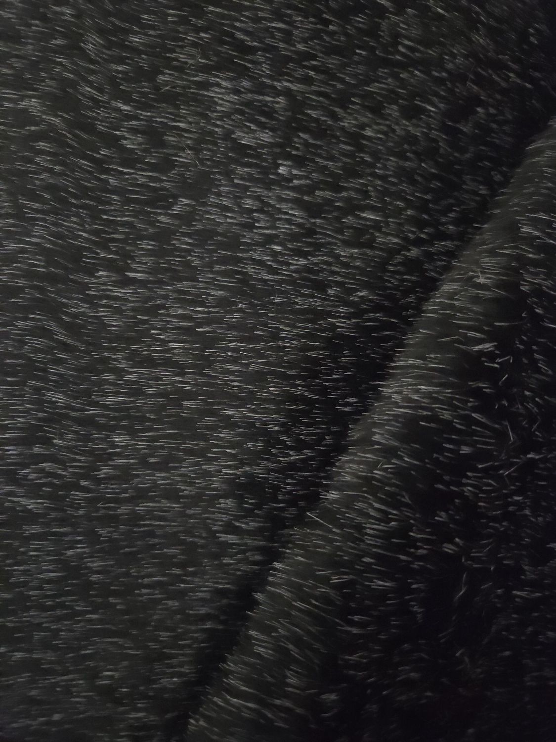 FAUX FUR - LIMITED EDITION - Fausse fourrure, Composition: Fibres synthétiques (principalement polyester), Couleur: Black seal (Phoque noir)
