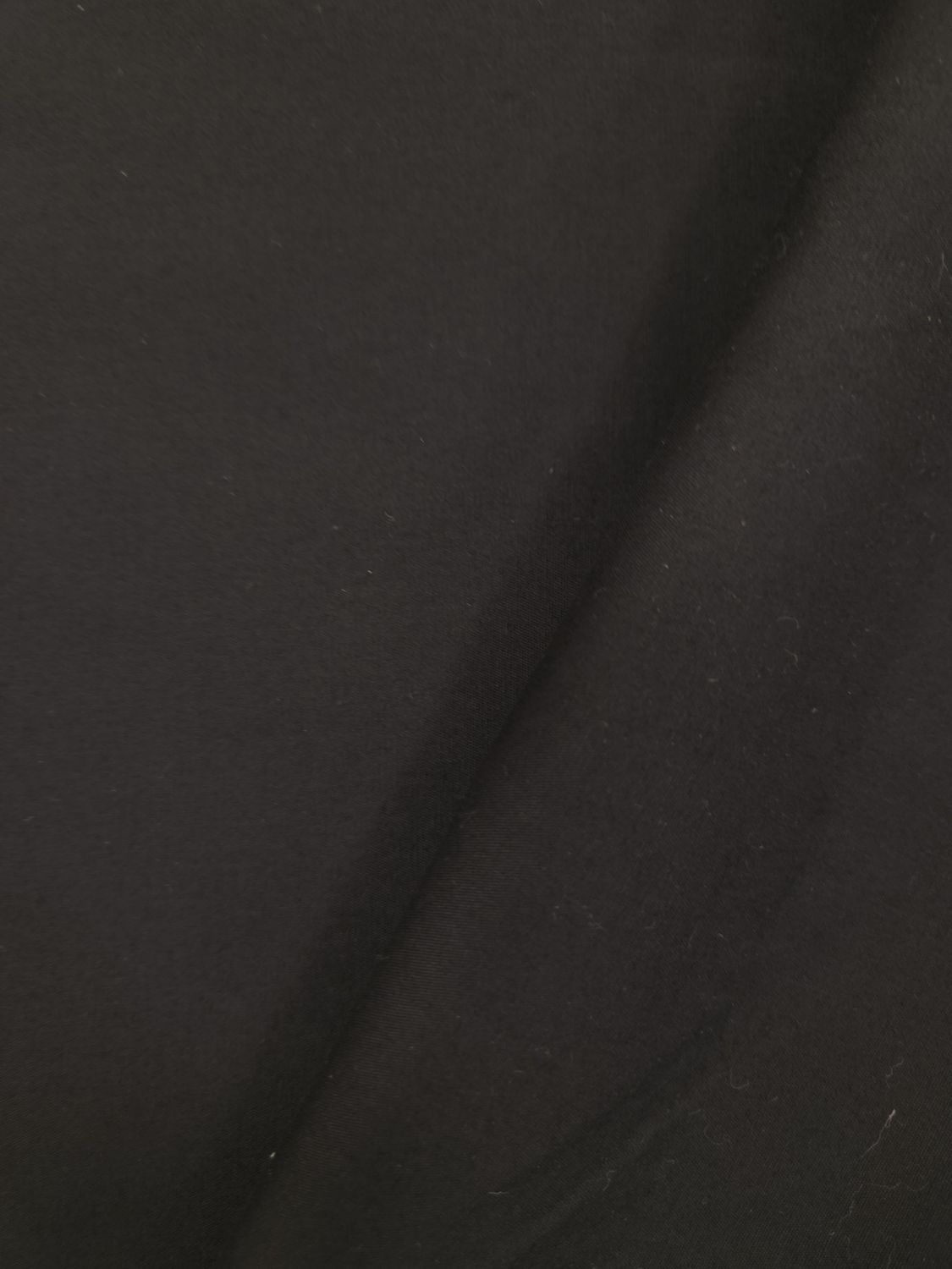 Popeline (batiste) de coton 100%, Colour: Black (Noir), Composition: 100 % Coton, Size: 44-45 po