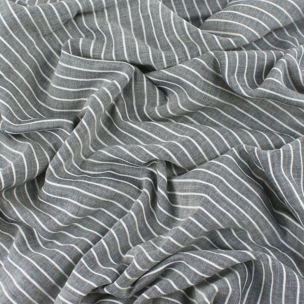 Double Face Irregular Stripes - Rayures irrégulières double face, Composition: 100% Coton, Couleur: 01 Black/Noir, Size: 140-145 CM