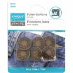Boutons jeans, Couleur: 1, Motif: 1