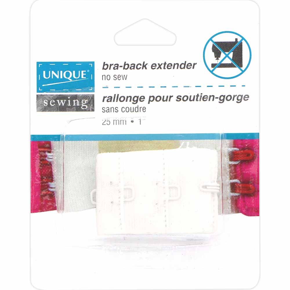 Rallonge soutien-gorge, Couleur: Blanc, Grosseur: 25 mm