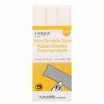 Ruban d'ourlet thermocollant, Couleur: Blanc