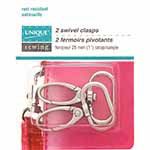 Fermoir, Couleur: Argent, Taille: 25mm