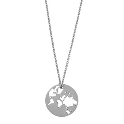 BEAUTIFUL WORLD NECKLACE - SILVER
