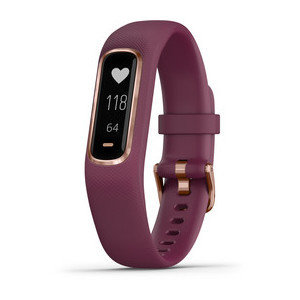 Garmin vívosmart® 4 Rose Gold with Berry Band Garmin vívosmart® 4 Rose Gold with Berry Band