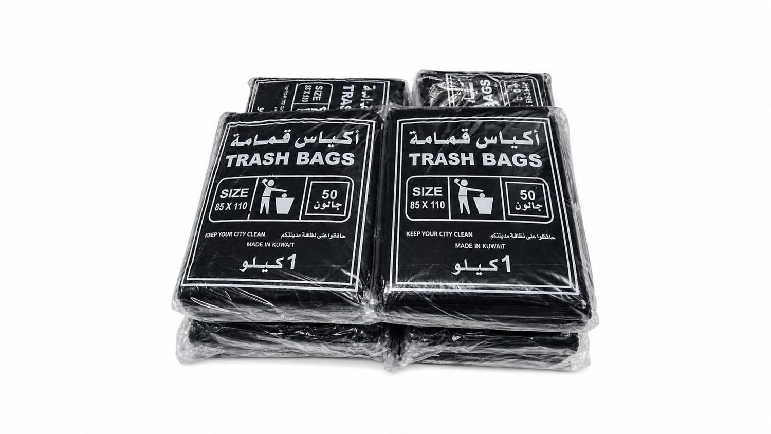ربطة اكياس قمامة 1 كيلو شد 10 باكيت