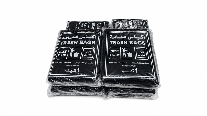 ربطة اكياس قمامة 1 كيلو شد 10 باكيت