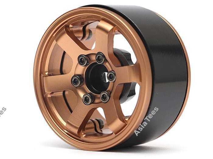 Boom Racing TE37LG KRAIT™ 1.9 Aluminum Beadlock Wheels w/ XT606 Hubs (4) Bronze BRW780914BZ