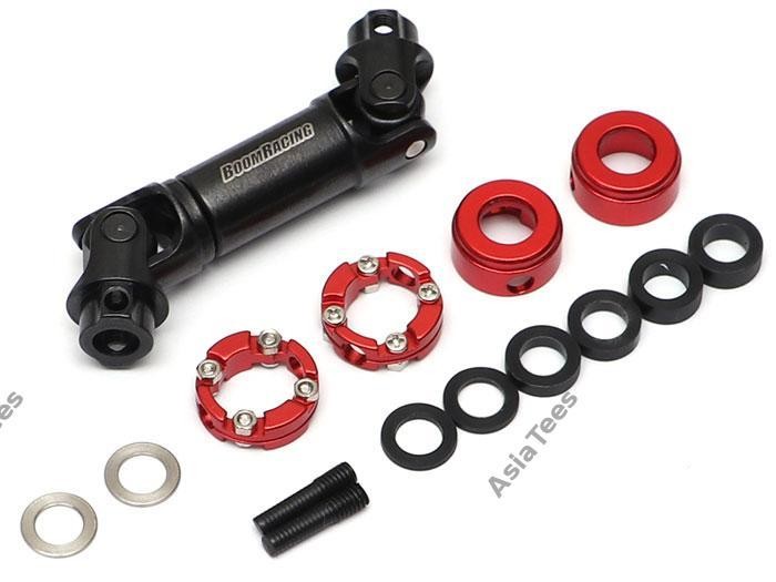 Boom Racing BADASS™ Heavy Duty Steel Center Drive Shaft 51-56mm (Pin to Pin) 1Pc [Recon G6 Certified] BRBD955003F