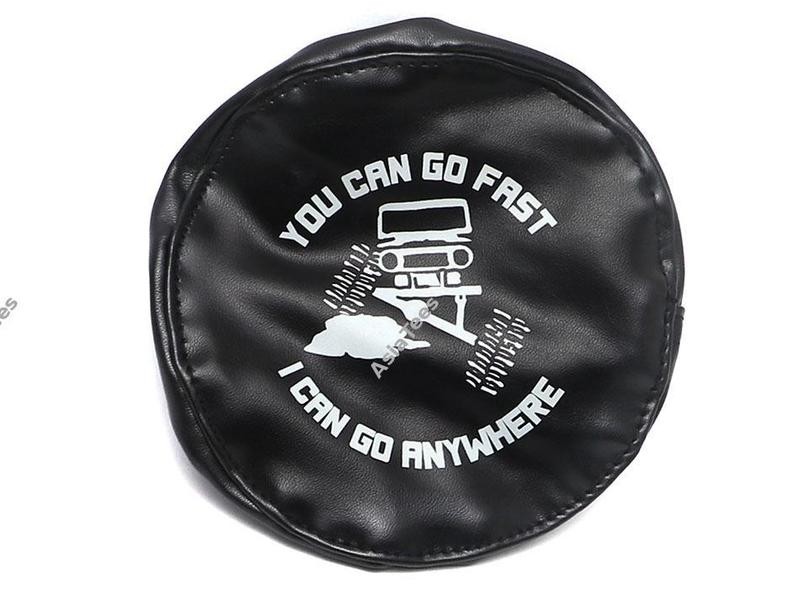 ATees Soft Faux Leather Tire Cover For 1.9 Crawler Tires - You Can Go Fast BRSCAC083D