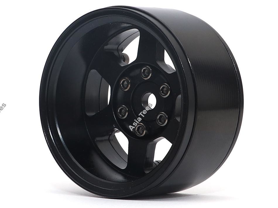 Boom Racing TE37XD KRAIT™ 1.9 Deep Dish Aluminum Beadlock Wheels w/ XT601 Hubs (4) Black BRW780913BK