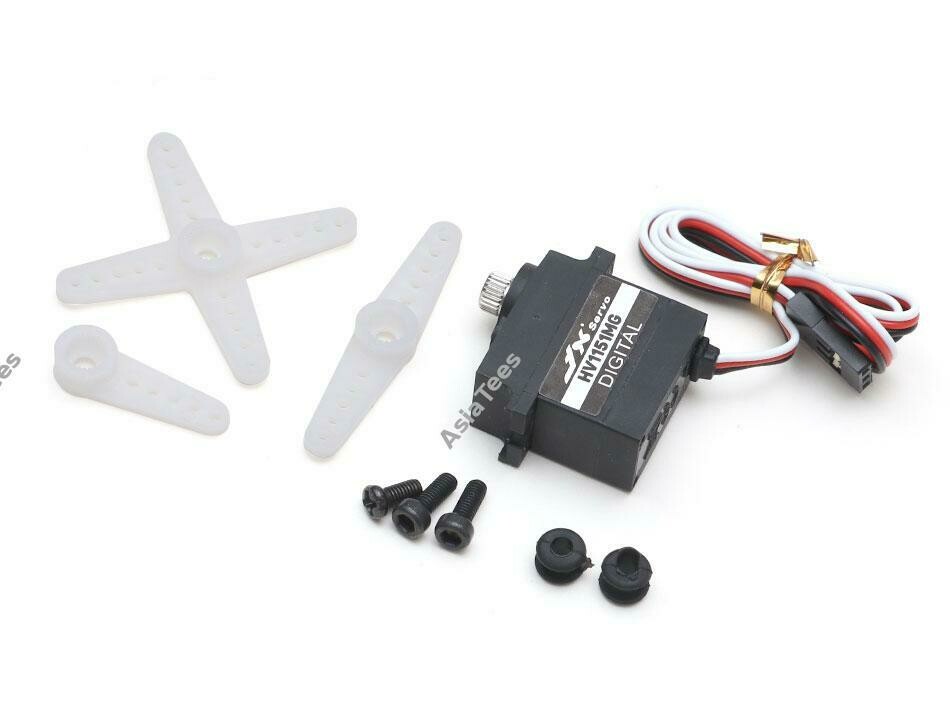 JX Servo Waterproof Core Metal Gear Mini Servo 4.5KG 0.08s @ 8.4V PDI-HV1151MG