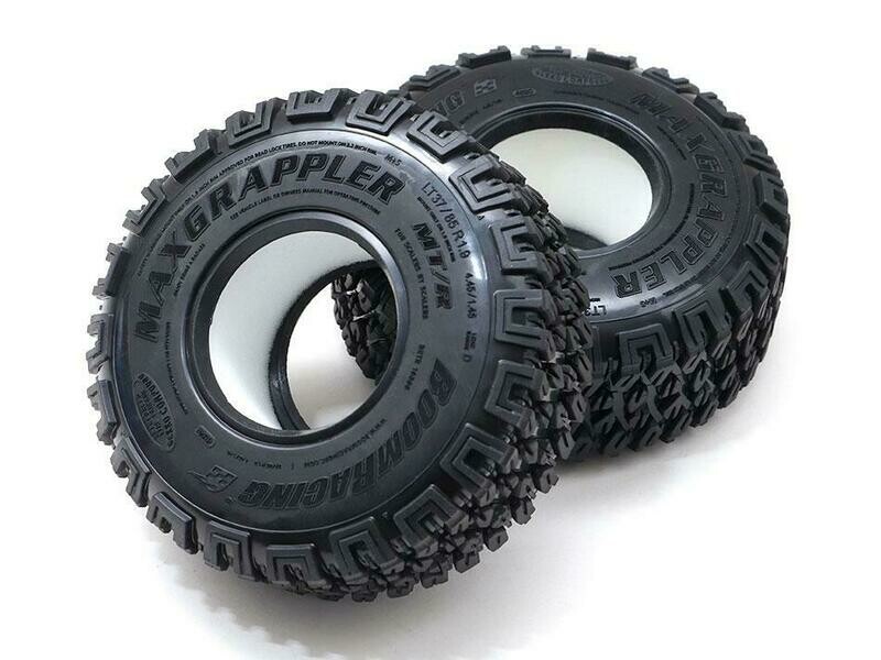 Boom Racing 1.9&quot; MAXGRAPPLER Scale RC Tire Gekko Compound 4.45&quot;x1.45&quot; (113x37mm) Open Cell Foams (2) BRTR19398
