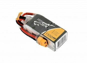 Tattu 1550mAh 11.1V 75C 3S1P Lipo Battery Pack with XT60 Plug TA-75C-1550-3S1P-XT60