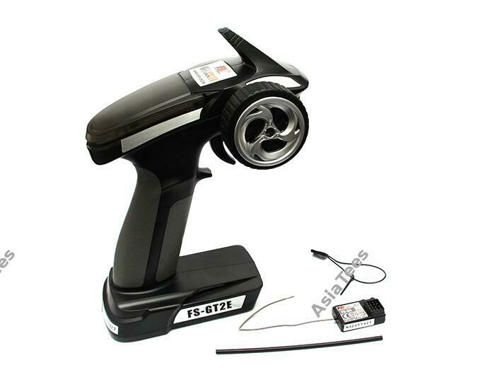 Fly Sky Flysky FS-GT2E 2.4GHZ 2CH Gun Transmitter For RC Cars w/ Receiver FS/GT2E-2.4G