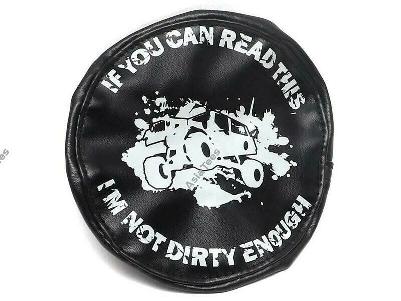 ATees Soft Faux Leather Tire Cover For 1.9 Crawler Tires -- Not Dirty Enough BRSCAC083F