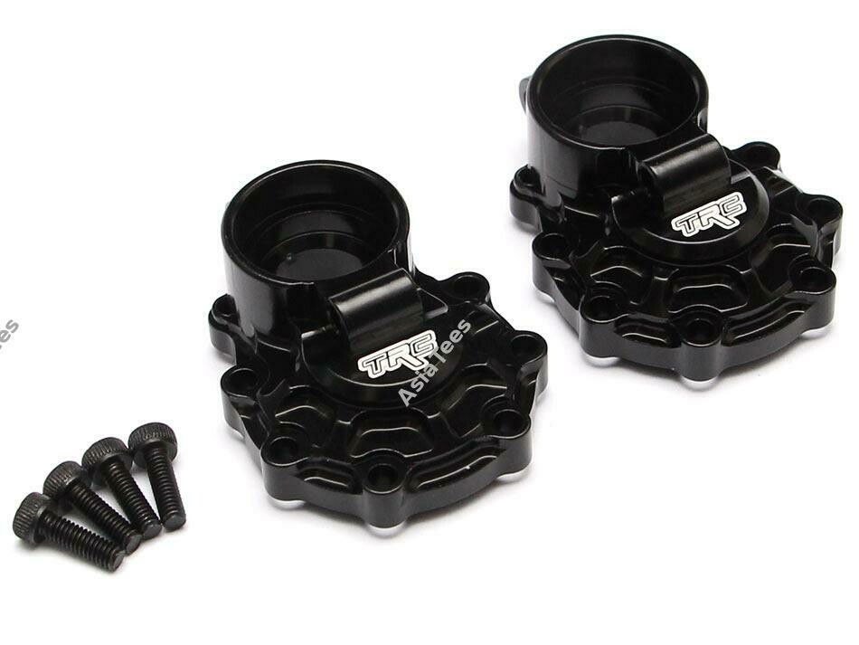 Team Raffee Co. Aluminum Rear Portal Inner Housing (2) Black for Traxxas TRX-4 TRC302316BK