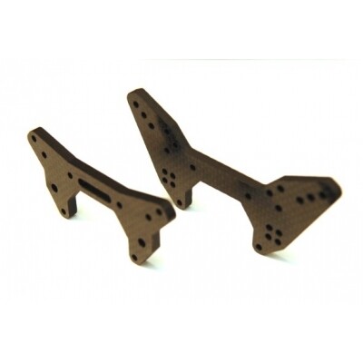 STRC Light Weight 5mm thick Graphite Front and rear Shock Tower combo for Limitless/Infraction SPTSTR320513X