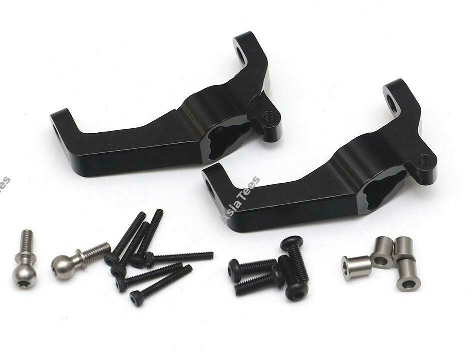 Team Raffee Co. Aluminum Front C-hub (2) Black for Redcat Gen8 Scout II TRC/1053003BK