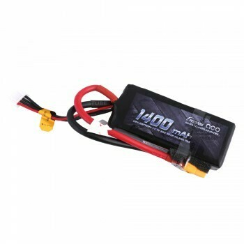 Gens ace 1400mAh 11.1V 50C 3S1P Lipo Battery Pack with XT60 Plug GEA14003S50X6