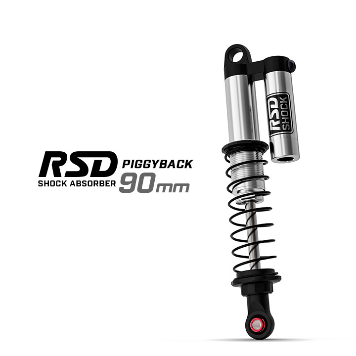 Gmade RSD Piggyback Shocks 90mm Length, (2) GMA23202