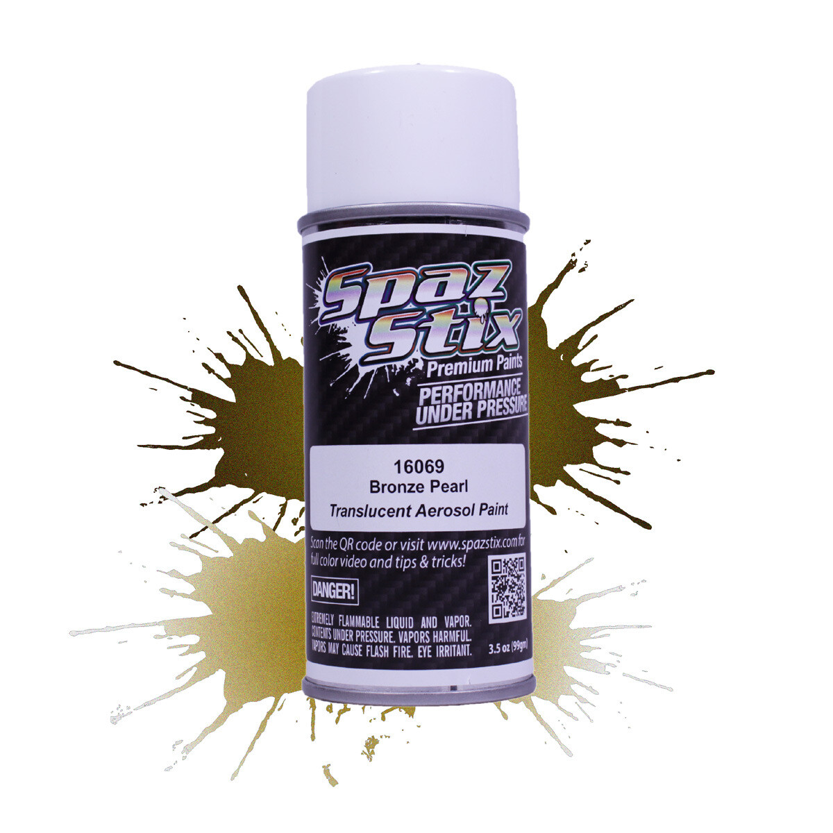 Spaz Stix Bronze Pearl Aerosol Paint, 3.5oz Can SZX16069