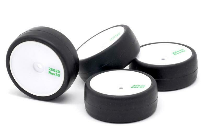 RIDE Rex30 - High Grip Belted Tires (4) w/ Dish Wheels &amp; LT Inserts (Pre-Glued) RIDE-26029