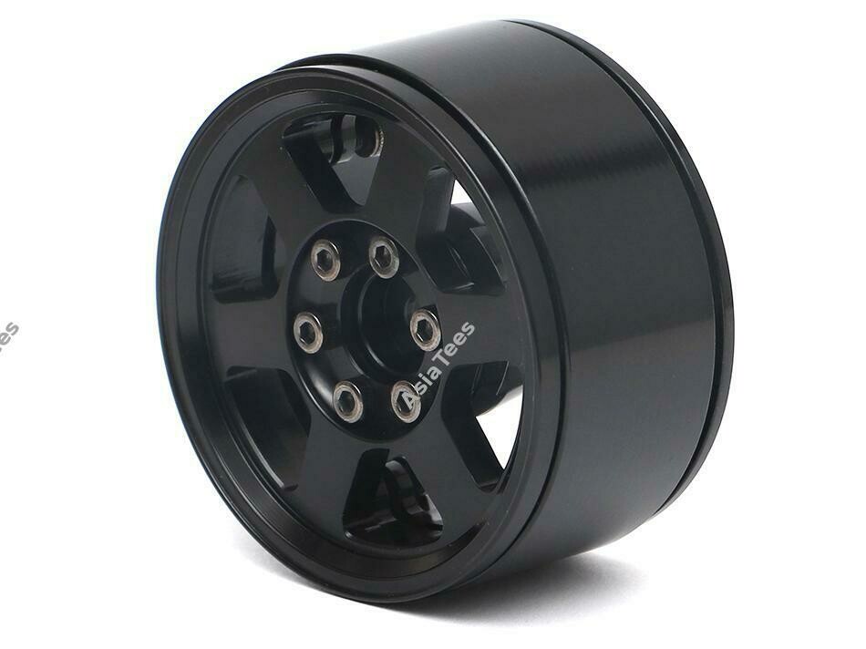 Boom Racing TE37X KRAIT™ 1.9 Aluminum Beadlock Wheels w/ XT606 Hubs (4) Black BRW780912BK